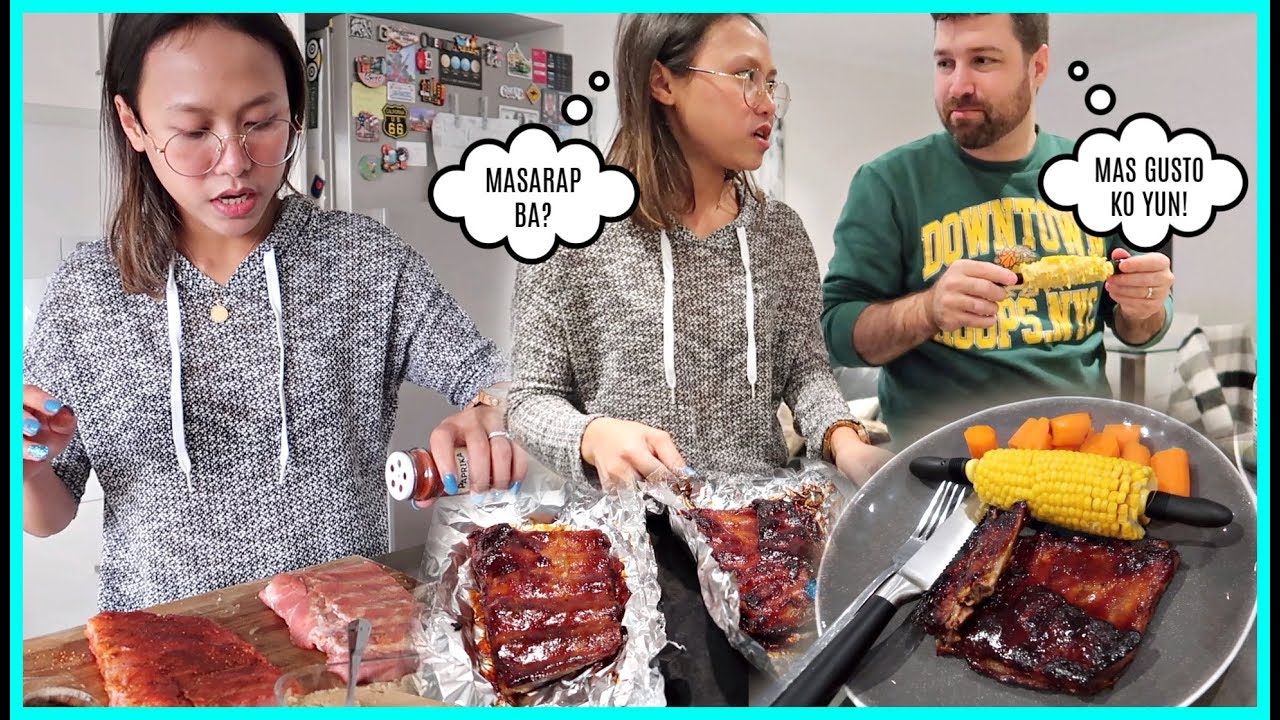 LUTO TAYO! EASY TENDER PORK RIBS! PERO MAS GUSTO NIYA ANG IBA! ❤️ | rhazevlogs