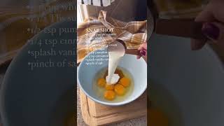 Pumpkin Spice French Toast. Try this cooking method. #breakfastfood #easyrecipes Pumpkin Spice French Toast. Try this cooking method. #breakfastfood #easyrecipes