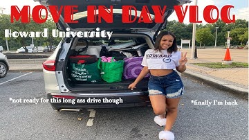 MOVE IN DAY VLOG | HOWARD UNIVERSITY | PLAZA EAST TOWERS