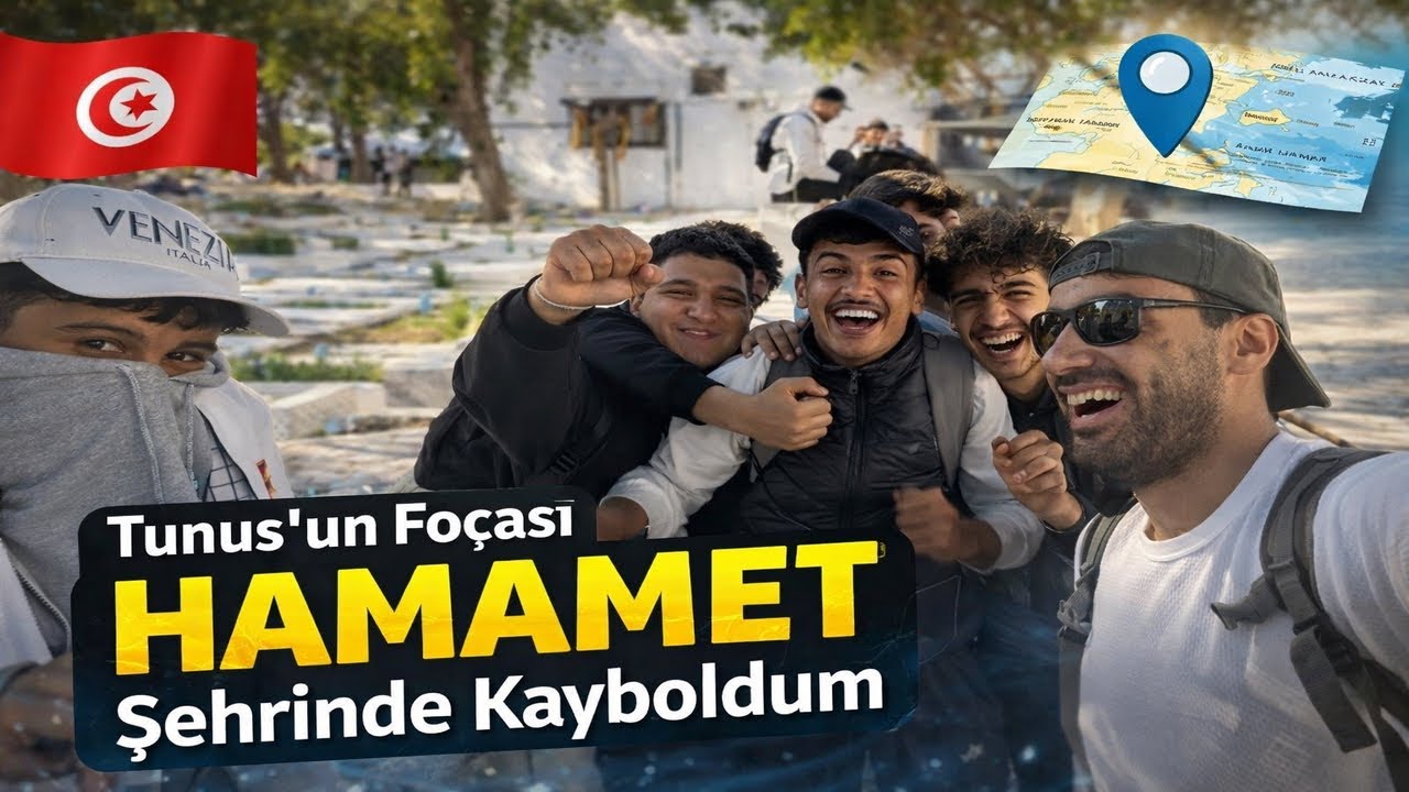 Tunus’ta Kayboldum! Gençler Kurtardı 🫶🇹🇳