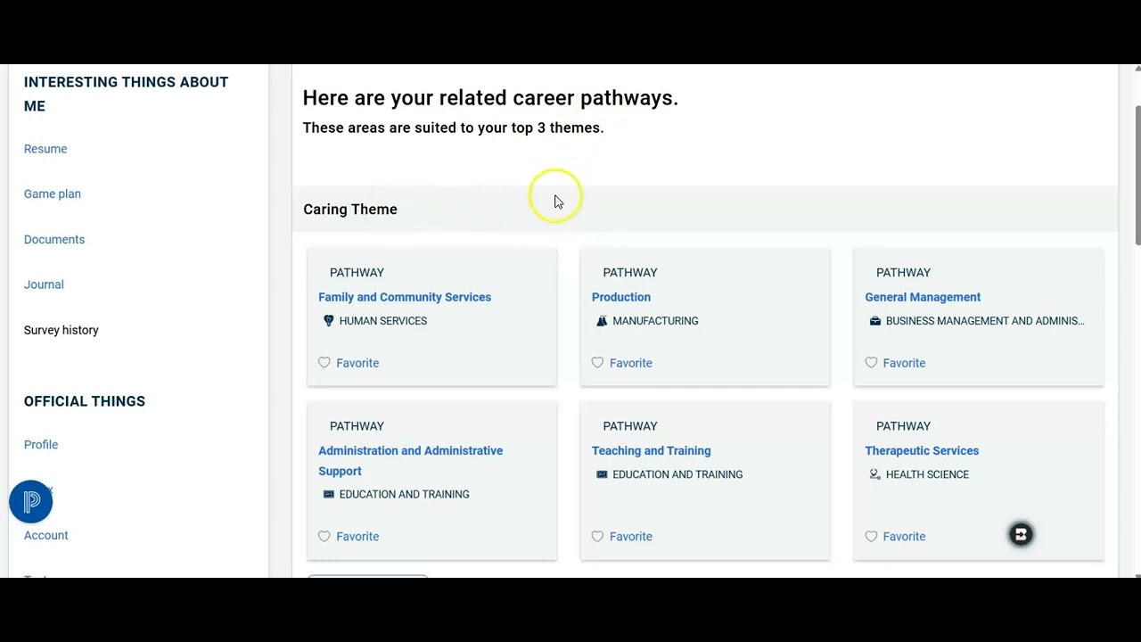 Naviance Strengths Explorer (10 & 11) - YouTube