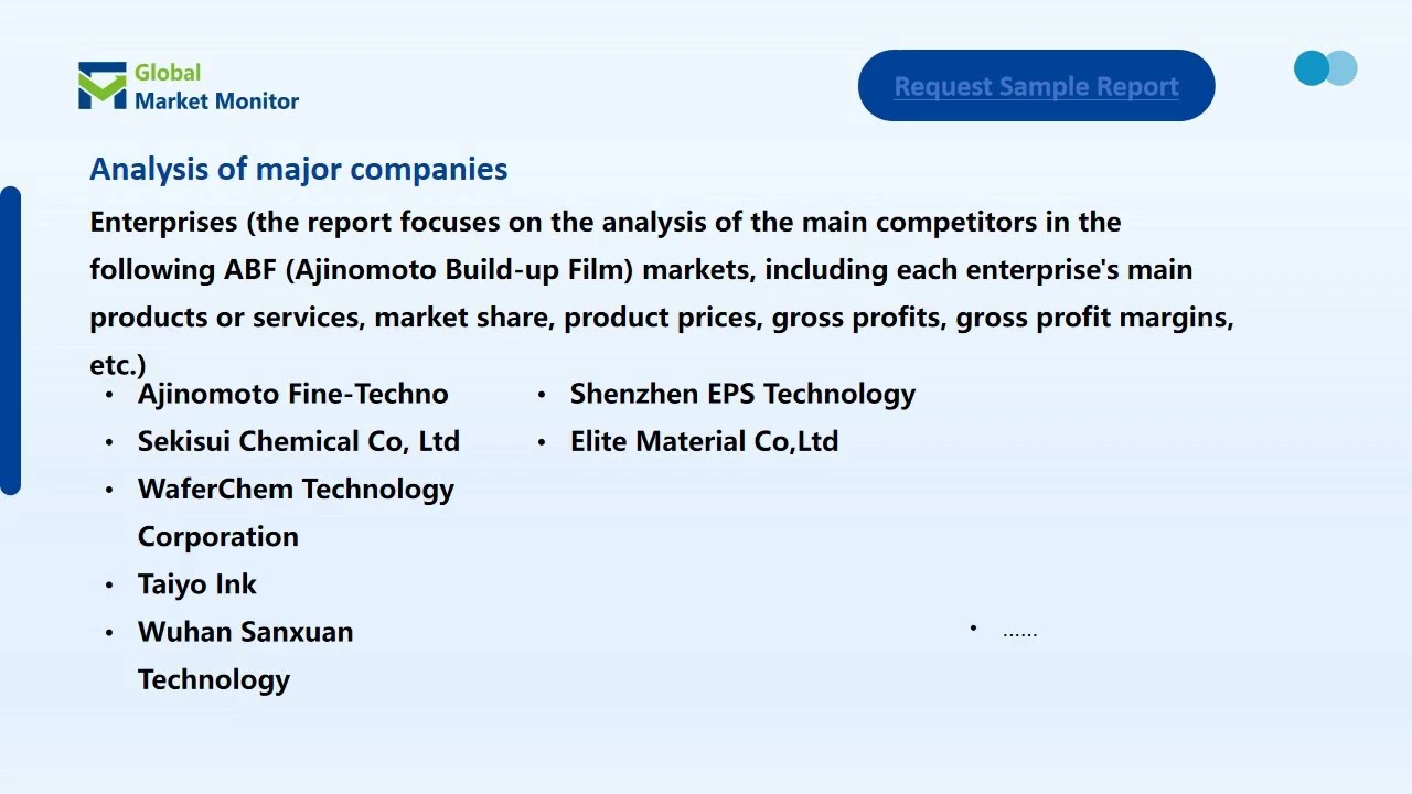 Global ABF (Ajinomoto Build-up Film) Market Size Will Reach USD 1800.85 Million in 2030