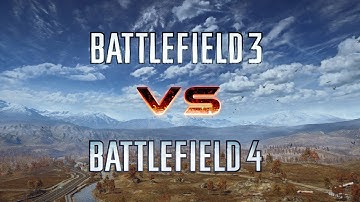 BF3 VS BF4 Cinematic - Graphics Comparison [Ultra, Slowmo n