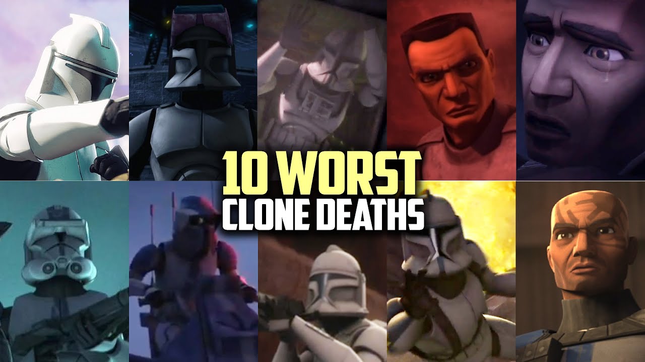10 LEAST Honorable Clone Trooper Deaths YouTube
