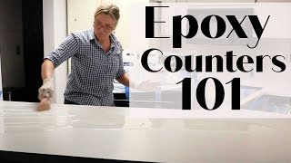 Don't be Scared! EVERYTHING you need to know to pour epoxy counters.