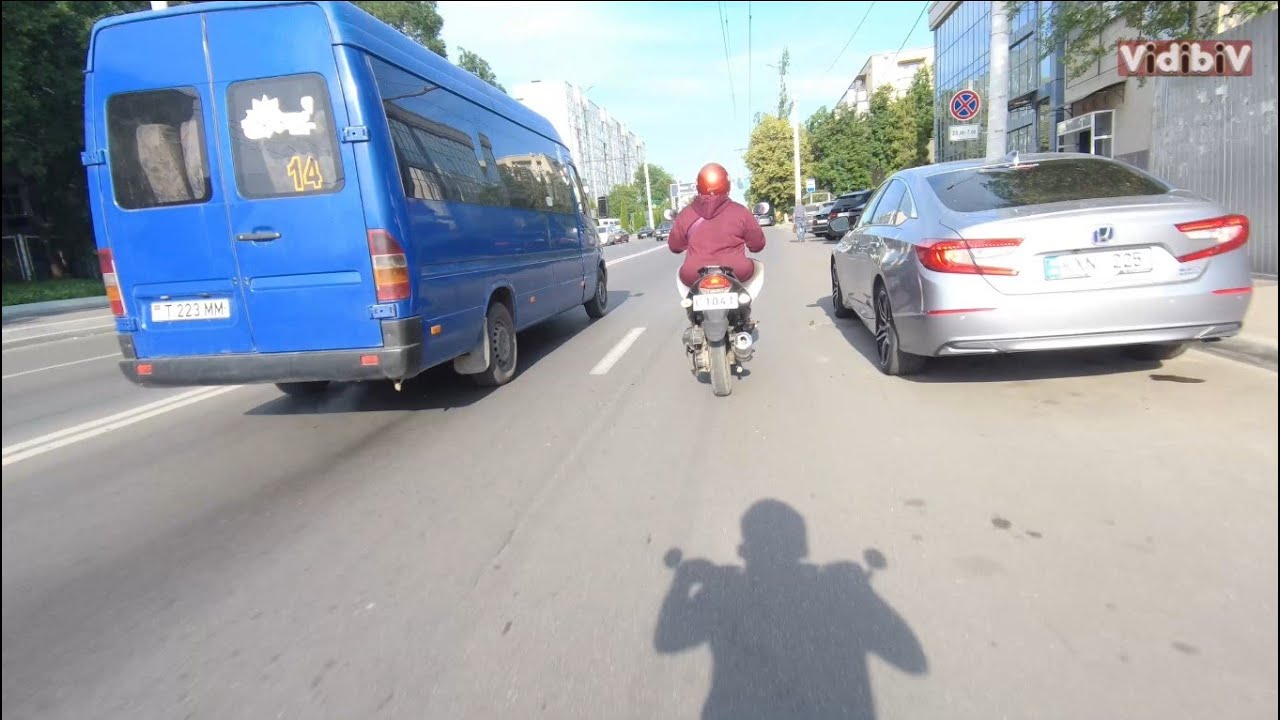 Поездка по Тирасполю на электросамокате, первая неделя июня 2025 г. (Балка - Мечникова и обратно)