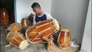 Kendang jaipong kayu nangka kulit full sapi produc jember