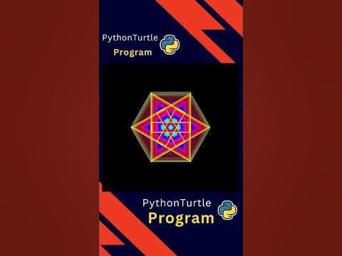 Awesome Python Turtle Program #python - YouTube