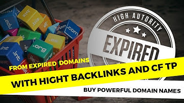 how to find expired domains with high da pa and cf tf for free |expired domains seo domain backorder
