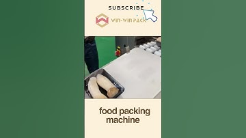 Automatic food wrapping machine for #mashrooms #fruits #meat #vegetables #food #apple #machine
