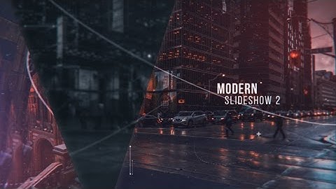 Modern Slideshow 2 | After Effects Template | Video Displays