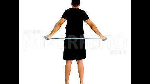 Elevação Lateral com Elástico