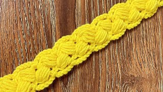 Very Easy Crochet Bag Handle , Belt , Cord knitting | Easy Crochet Tutorial | Easy Tunisian Crochet