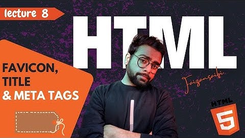 SEO && Head tag in HTML  Favicon, Title, Meta tags