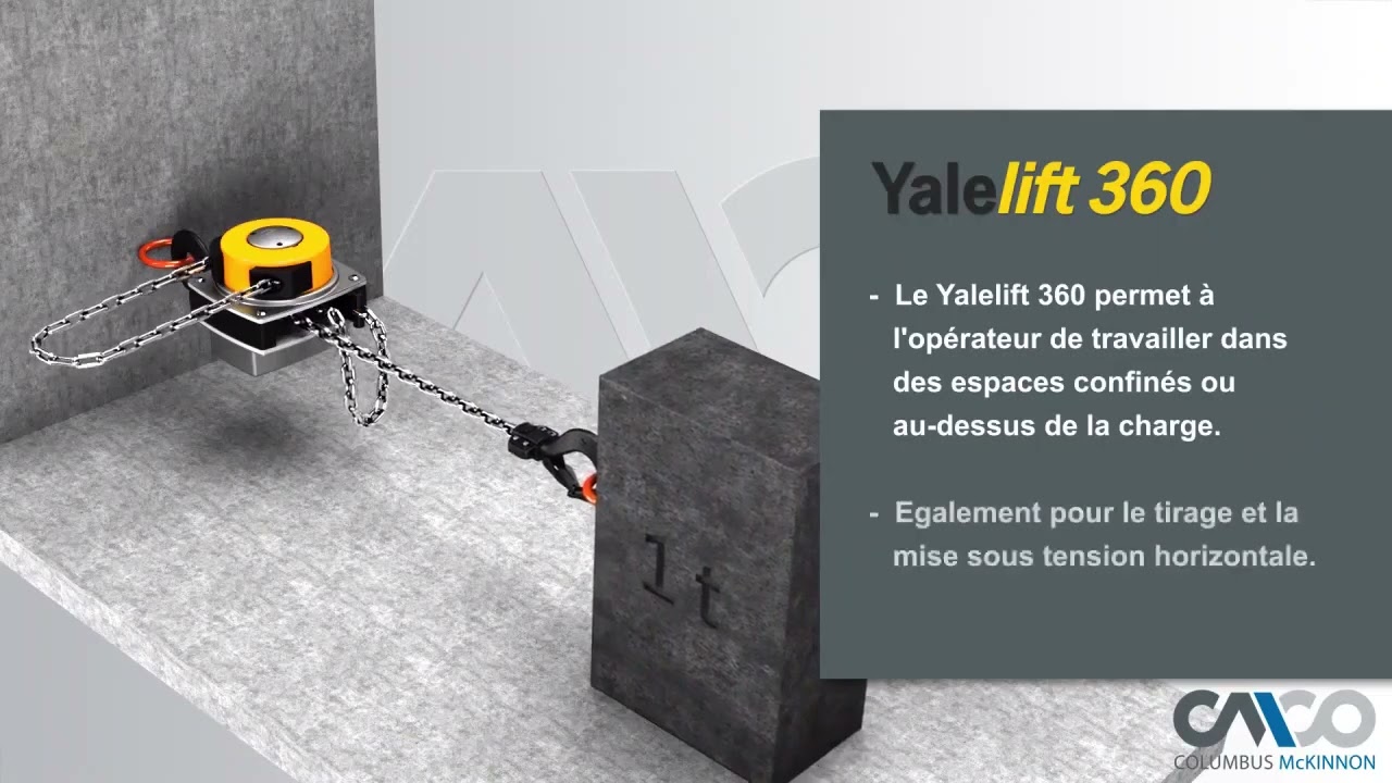 Yalelift 360 Palan manuel à chaîne