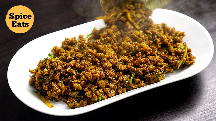 RESTAURANT STYLE MUTTON KEEMA RECIPE | KEEMA FRY RESTAURANT STYLE