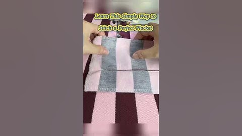 Simple Way to Open the Placket Tutorial