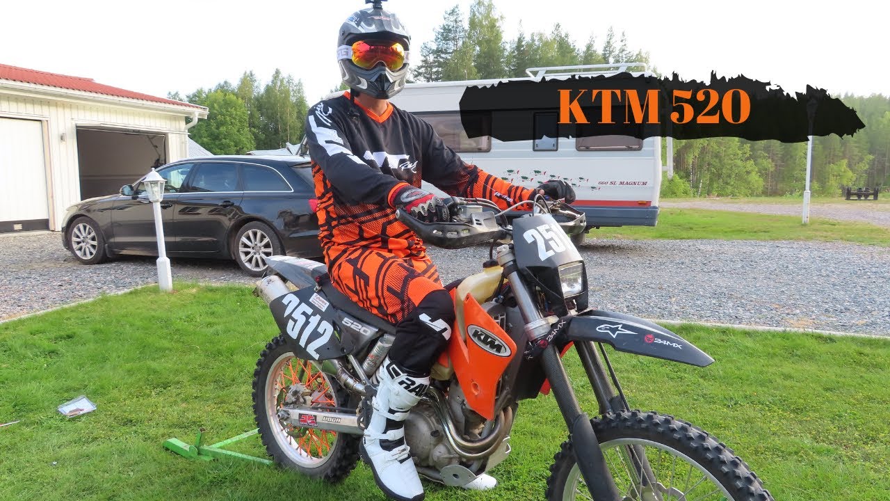 KTM 520 exc - YouTube