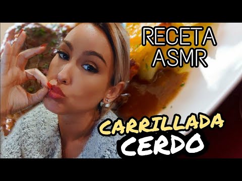 Asmr RECETA DE CARRILLADA EXTRA RELAJANTE paso a paso y con sonidos- DELICIOSA