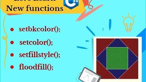 #Unique C++ function which everyone should know about | Fill the color | change windows colours #new