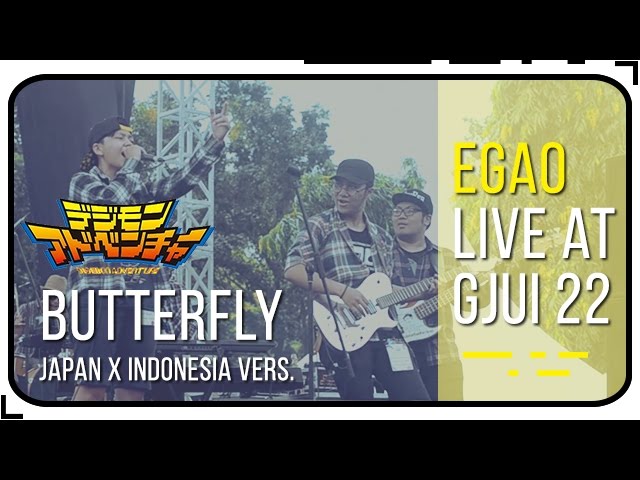 [FULL-BAND] Butterfly (Digimon OST.) Japan x Indonesia Version | Live at GJUI 22 class=