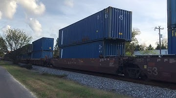 CSX Intermodal Train Q038 passing Matthews, NC on Sunday November 8, 2020