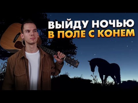 Кавер на песню - Выйду ночью в поле с конем под гитару/ Конь любэ кавер/ Георгий Морев