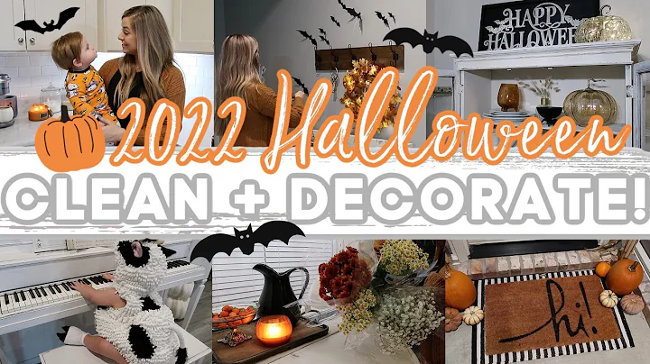 2022 HALLOWEEN CLEAN + DECORATE | OLIVER'S COSTUME...
