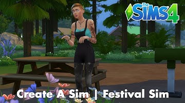 Festival-Themed Sim  🦄 | Sims 4 Create A Sim