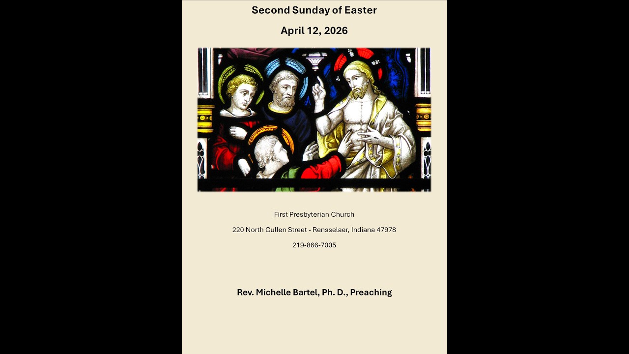 First Presbyterian Church - Rensselaer Live Stream April 12, 2026