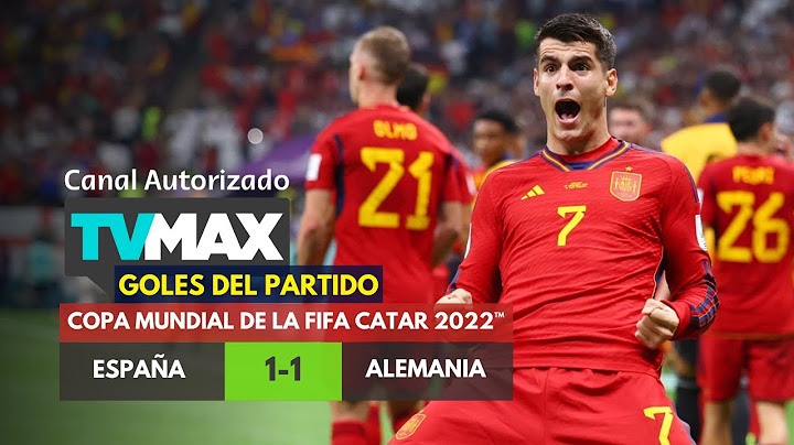 España vs. Alemania (1-1) | Goles | Mundial Catar 2022