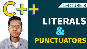Literals and Punctuators | C++ Basics | Latest Video | Vishal Kumar |