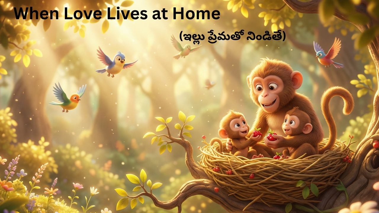 When Love Lives at Home (ఇల్లు ప్రేమతో నిండితే), Telugu Moral Story, @creativemoral