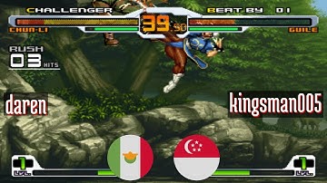 FT5 @svcsplus: daren (MX) vs kingsman005 (SG) [SNK vs Capcom Chaos Super Plus svc Fightcade] Mar 29