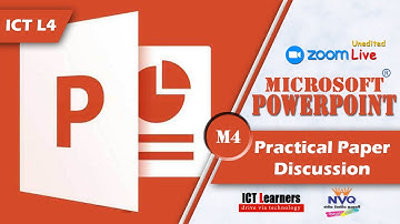 NVQ Level 4 in ICT | Microsoft PowerPoint - Practical Paper Discussion | Zoom (Unedited)