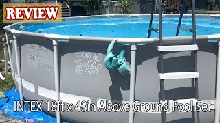 Review of the INTEX 18ft x 48in above-ground pool set - Should you buy this above-ground pool set?