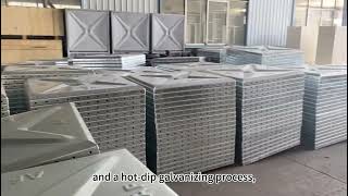 Shipped to Nigeria | Hot-Dip Galvanized Water Tanks Successfully Loaded for Delivery
