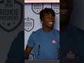 Zay Flowers' Mini Presser at the NFLPA Rookie Premiere