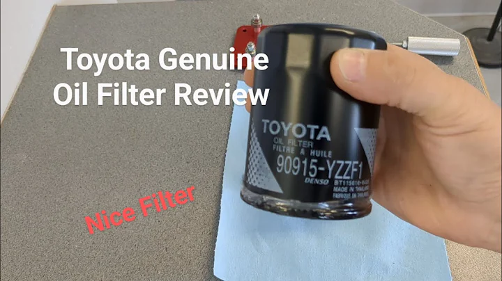Genuine Toyota oil filter Review