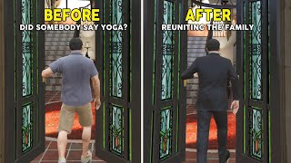 GTA 5 - Entering Safehouse As Michael (Before And After - All Dialogues) by GameMagz 73,645 views 1 year ago 2 minutes, 23 seconds