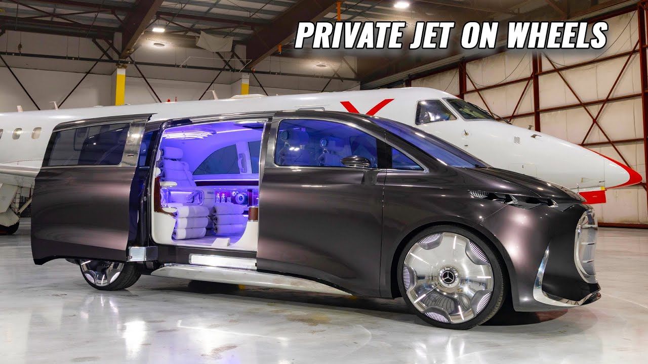 New Mercedes Vision V (Future VLS) – A Private Luxury Jet on Wheels