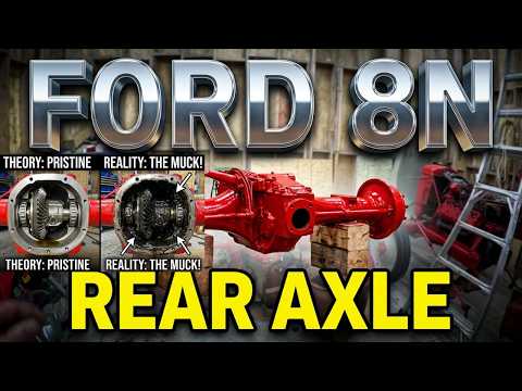 Inspection of the donor rear axle for the Ford 8n