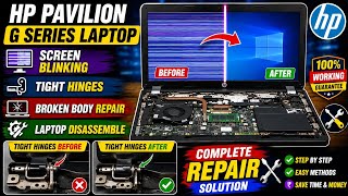 Laptop Screen Blinking Fix + Tight Hinges Repair | Hinges Repair &amp; Display Cable Fix | Laptop Repair