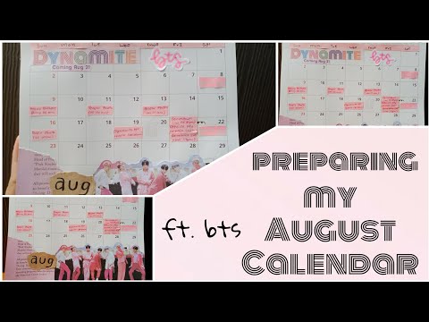 my-august-calendar-setup-ft.-bts-dynamite❤️❤️//-late-upload