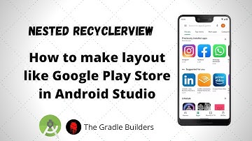 Nested RecyclerView | Make Layout like Play Store | Android Studio Tutorials