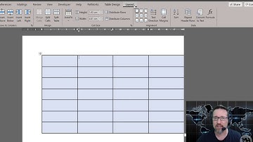 Level 1 Word Lesson 8 - Tables Part 2
