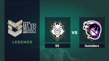 G2 vs Outsiders | Map 2 Vertigo | PGL Major Antwerp 2022