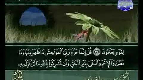 تلاوة عطرة خاشعة للقارئ سعد الغامدي  سورة الاعراف