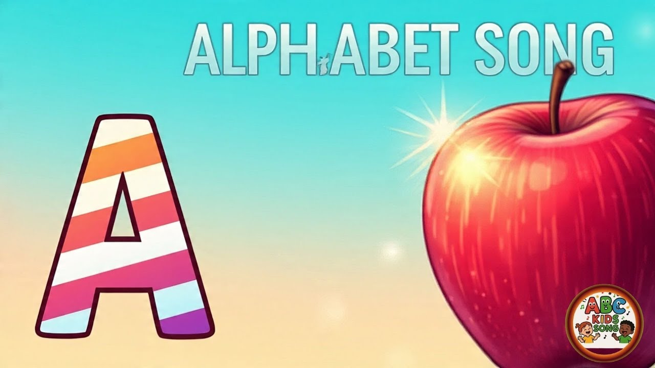 Fun ABC Alphabet Learning A to Z Song for Kindergarten Nursery Rhymes ...