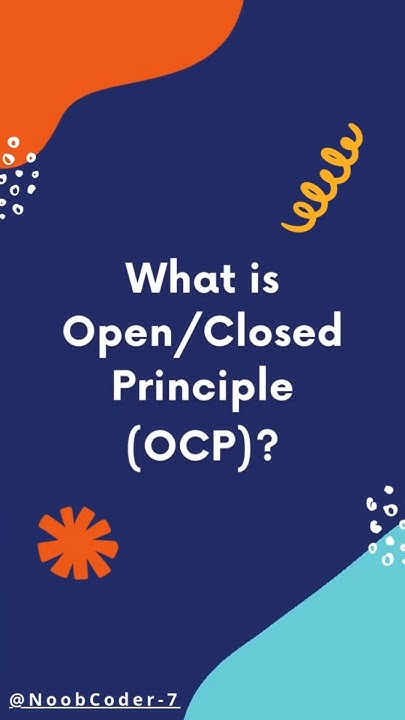 What is Open/Closed Principle (OCP) in Java? 🚪🔒 | #shorts # ...